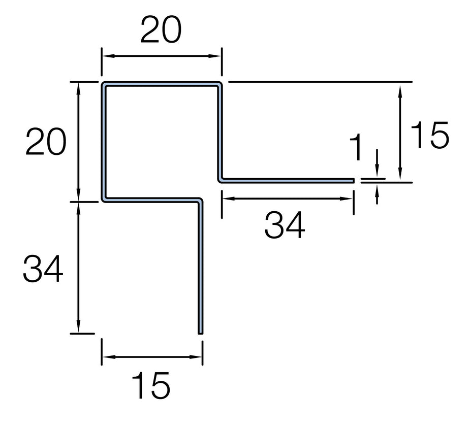Cedral Click External Corner Profile | Durable External Edge Trim ...