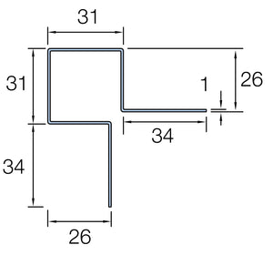 Cedral Lap Symmetric Corner Profile