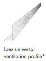 Universal Ventilation Profile 40mm - Single