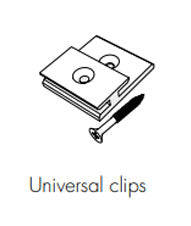 Trespa Pura Universal Fixing Clips (100)